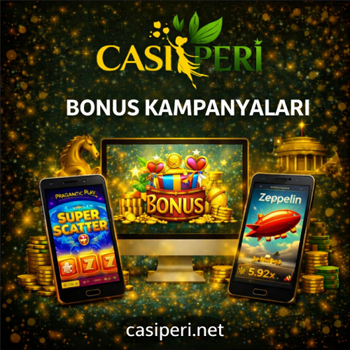 Casiperi bonus kampanyaları kapsamında Pragmatic Play Super Scatter ve Zeppelin slot oyunları